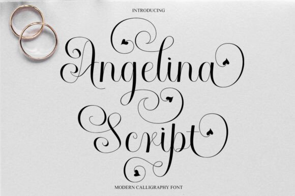 Angelina Script: A Modern Calligraphy Font with Personality