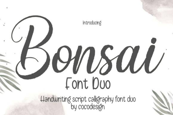Bonsai Font Duo: A Fresh Take on Modern Typography