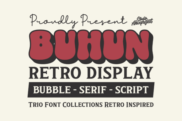 Buhun Retro Trio: Your Shortcut to 70s Groovy Design