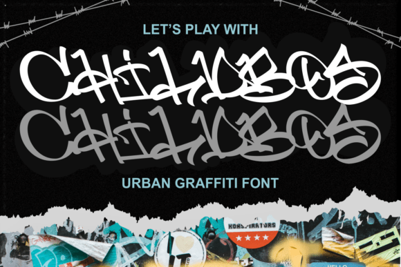 Childbos: The Electrifying Font for Bold Urban Design