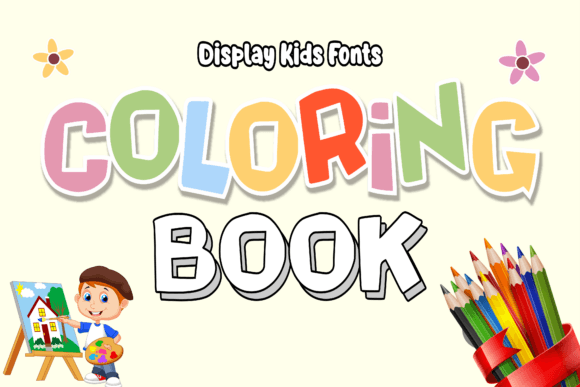 Coloring Book: A Font That Brings Joyful Energy to Your Projects