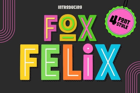 Fox Felix: A Display Font with Retro Soul and Modern Punch