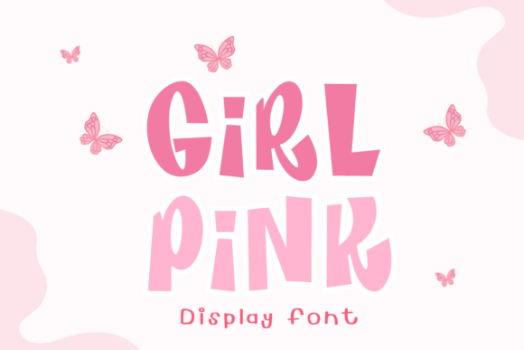 Girl Pink: A Sweet Display Font for Playful Designs