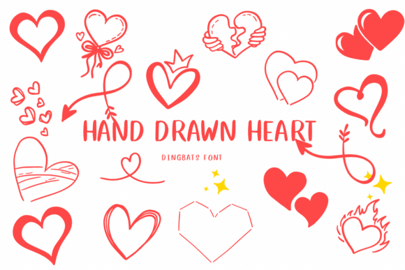 Hand-drawn Heart: Your Toolkit for Typographic Love