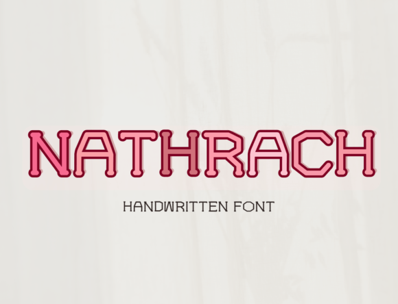 Nathrach: Your Go-To Handwritten Font for Authentic Designs