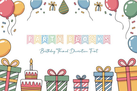 Party Blocks: A Typeface for Celebration