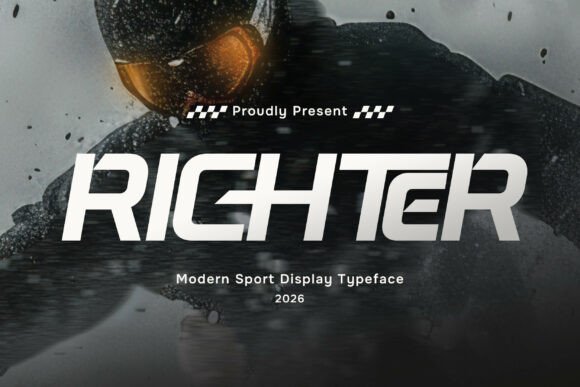 Richter: The High-Velocity Typeface for Modern Branding