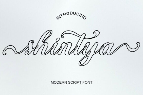 Shintya: A Modern Script Font for Elegant, Feminine Design