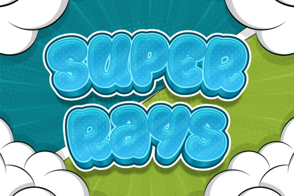 Super Rays: Your Go-To Typeface for Vibrant, Fun Designs