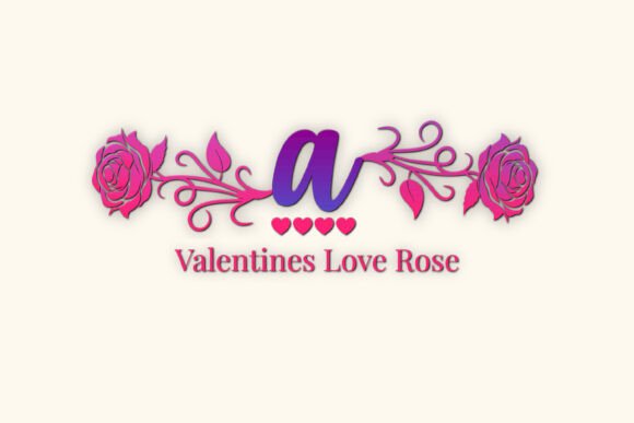 Valentines Love Rose: A Font for Bold, Joyful Design
